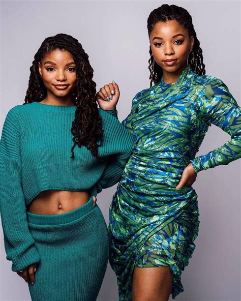 chloe halle twins|chloe and halle bailey sister.